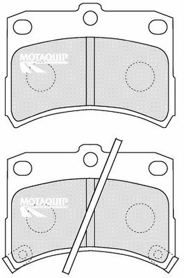MOTAQUIP Комплект тормозных колодок, дисковый тормоз LVXL1180