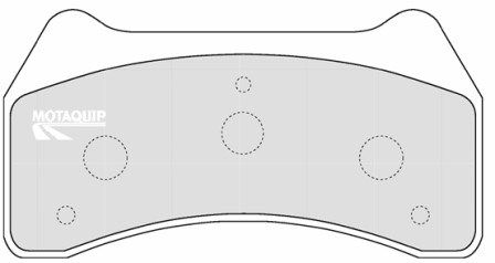 MOTAQUIP Комплект тормозных колодок, дисковый тормоз LVXL1194