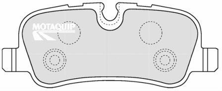 MOTAQUIP Комплект тормозных колодок, дисковый тормоз LVXL1197