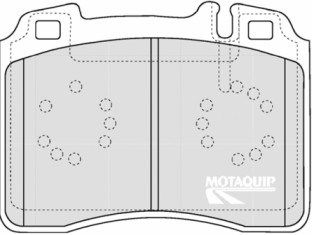 MOTAQUIP Комплект тормозных колодок, дисковый тормоз LVXL121