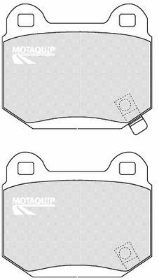 MOTAQUIP Комплект тормозных колодок, дисковый тормоз LVXL1220