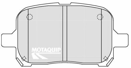 MOTAQUIP Комплект тормозных колодок, дисковый тормоз LVXL1237