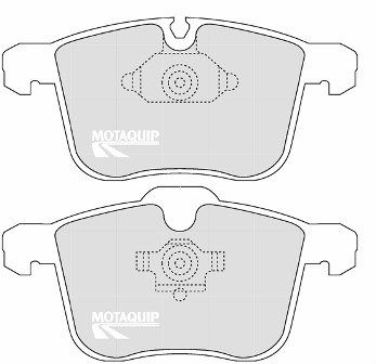 MOTAQUIP Комплект тормозных колодок, дисковый тормоз LVXL1252
