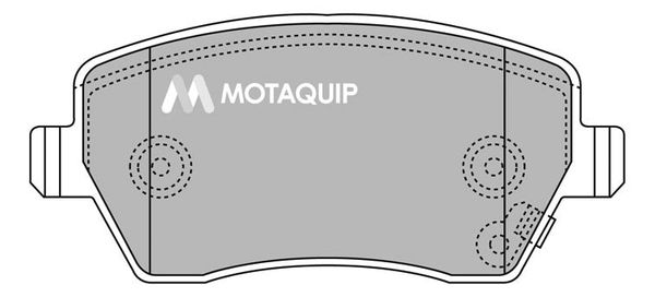 MOTAQUIP Комплект тормозных колодок, дисковый тормоз LVXL1281