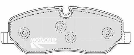 MOTAQUIP Комплект тормозных колодок, дисковый тормоз LVXL1283