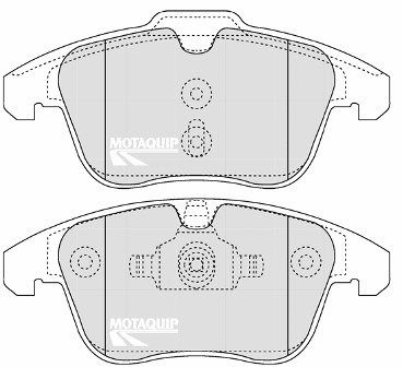 MOTAQUIP Комплект тормозных колодок, дисковый тормоз LVXL1293