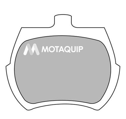MOTAQUIP stabdžių trinkelių rinkinys, diskinis stabdys LVXL130