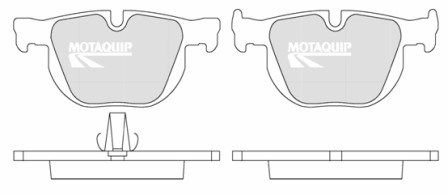 MOTAQUIP Комплект тормозных колодок, дисковый тормоз LVXL1308