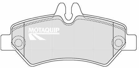MOTAQUIP Комплект тормозных колодок, дисковый тормоз LVXL1312