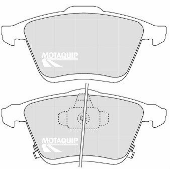 MOTAQUIP Комплект тормозных колодок, дисковый тормоз LVXL1328
