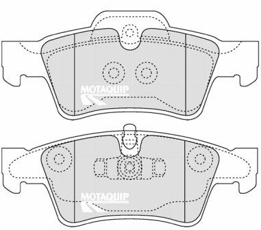 MOTAQUIP Комплект тормозных колодок, дисковый тормоз LVXL1330