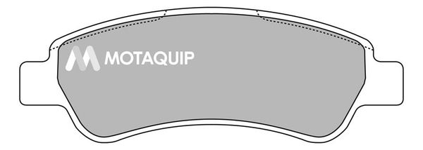 MOTAQUIP stabdžių trinkelių rinkinys, diskinis stabdys LVXL1341