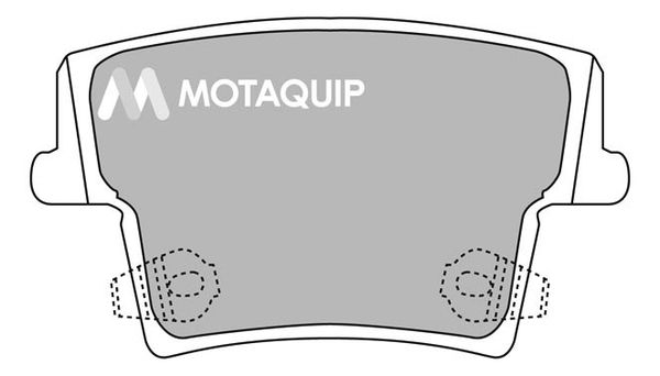 MOTAQUIP stabdžių trinkelių rinkinys, diskinis stabdys LVXL1348