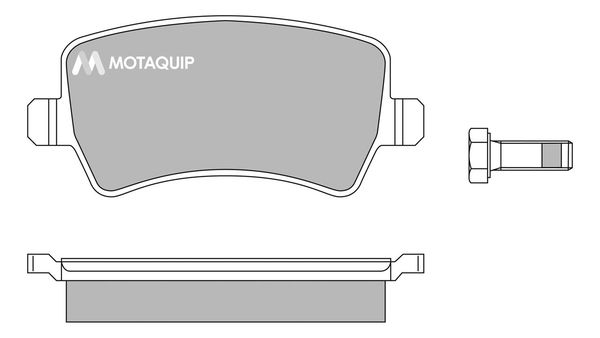 MOTAQUIP Комплект тормозных колодок, дисковый тормоз LVXL1356