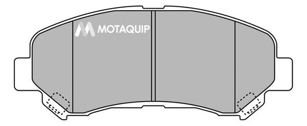 MOTAQUIP stabdžių trinkelių rinkinys, diskinis stabdys LVXL1360
