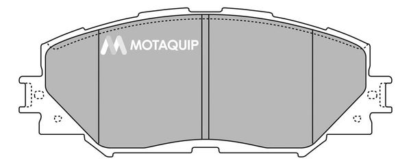 MOTAQUIP Комплект тормозных колодок, дисковый тормоз LVXL1362