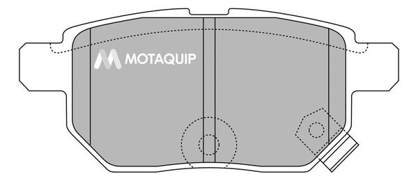 MOTAQUIP stabdžių trinkelių rinkinys, diskinis stabdys LVXL1363