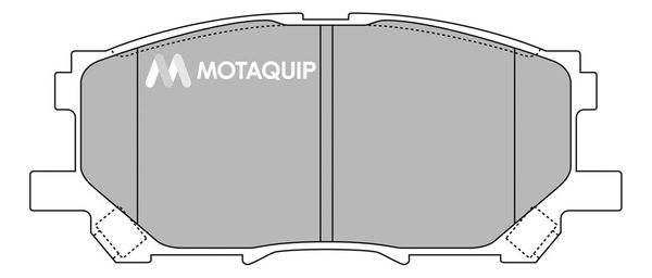 MOTAQUIP stabdžių trinkelių rinkinys, diskinis stabdys LVXL1366