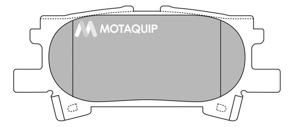 MOTAQUIP stabdžių trinkelių rinkinys, diskinis stabdys LVXL1367