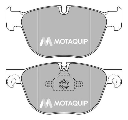 MOTAQUIP Комплект тормозных колодок, дисковый тормоз LVXL1368