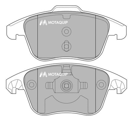 MOTAQUIP Комплект тормозных колодок, дисковый тормоз LVXL1373