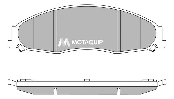 MOTAQUIP stabdžių trinkelių rinkinys, diskinis stabdys LVXL1376