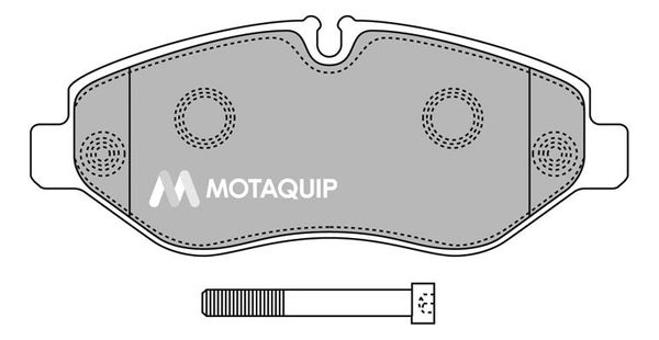 MOTAQUIP stabdžių trinkelių rinkinys, diskinis stabdys LVXL1378