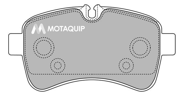 MOTAQUIP stabdžių trinkelių rinkinys, diskinis stabdys LVXL1379