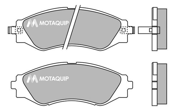 MOTAQUIP stabdžių trinkelių rinkinys, diskinis stabdys LVXL1384