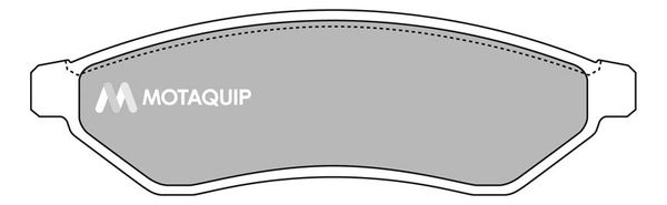 MOTAQUIP Комплект тормозных колодок, дисковый тормоз LVXL1385
