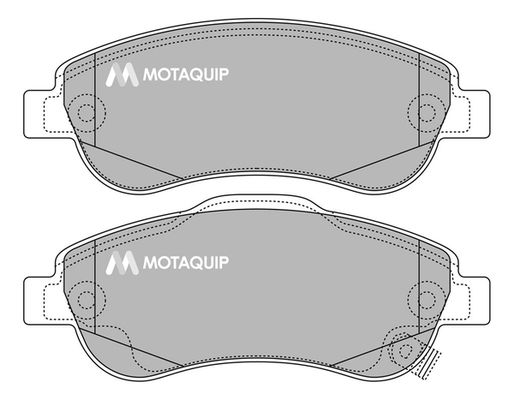 MOTAQUIP Комплект тормозных колодок, дисковый тормоз LVXL1398