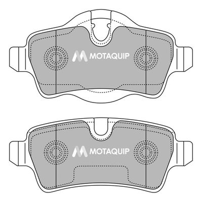 MOTAQUIP Комплект тормозных колодок, дисковый тормоз LVXL1403