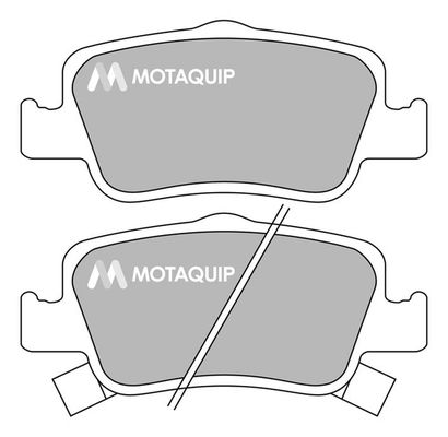 MOTAQUIP stabdžių trinkelių rinkinys, diskinis stabdys LVXL1406
