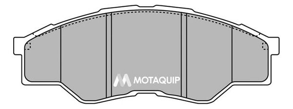 MOTAQUIP Комплект тормозных колодок, дисковый тормоз LVXL1431