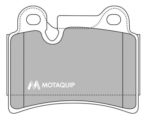 MOTAQUIP stabdžių trinkelių rinkinys, diskinis stabdys LVXL1441