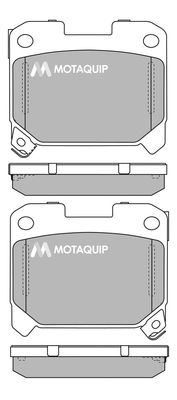 MOTAQUIP Комплект тормозных колодок, дисковый тормоз LVXL145