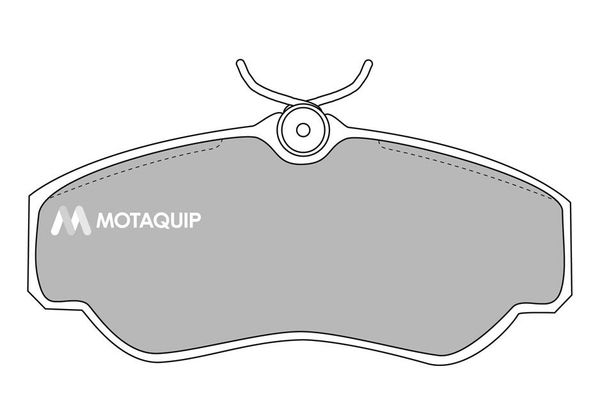 MOTAQUIP stabdžių trinkelių rinkinys, diskinis stabdys LVXL162
