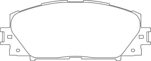MOTAQUIP stabdžių trinkelių rinkinys, diskinis stabdys LVXL1634