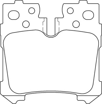 MOTAQUIP Комплект тормозных колодок, дисковый тормоз LVXL1649