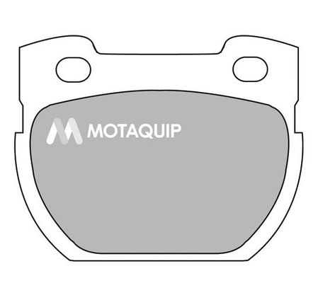 MOTAQUIP stabdžių trinkelių rinkinys, diskinis stabdys LVXL166