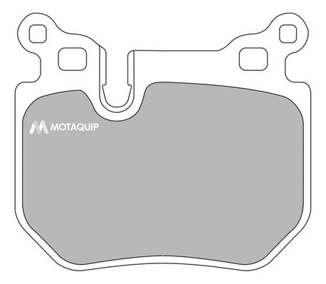 MOTAQUIP stabdžių trinkelių rinkinys, diskinis stabdys LVXL1699