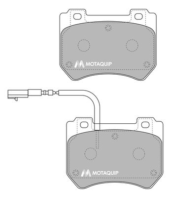 MOTAQUIP stabdžių trinkelių rinkinys, diskinis stabdys LVXL1700