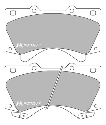 MOTAQUIP Комплект тормозных колодок, дисковый тормоз LVXL1701