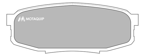 MOTAQUIP stabdžių trinkelių rinkinys, diskinis stabdys LVXL1702