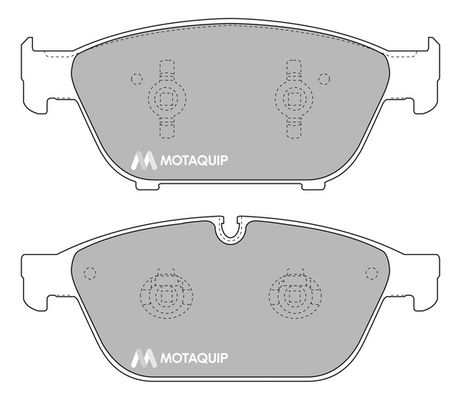 MOTAQUIP Комплект тормозных колодок, дисковый тормоз LVXL1709