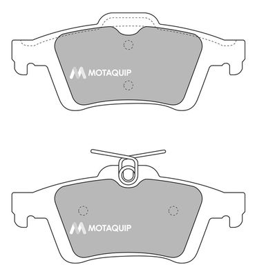 MOTAQUIP Комплект тормозных колодок, дисковый тормоз LVXL1720