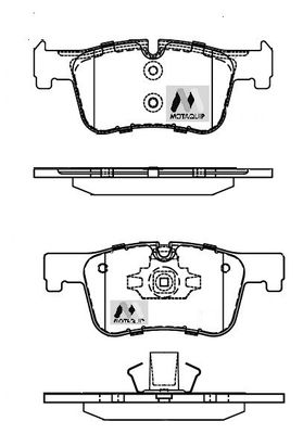 MOTAQUIP Комплект тормозных колодок, дисковый тормоз LVXL1729