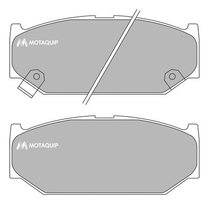 MOTAQUIP Комплект тормозных колодок, дисковый тормоз LVXL1737