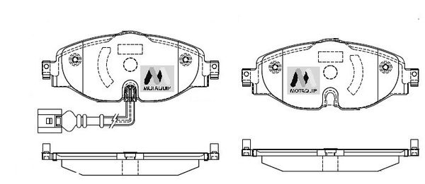 MOTAQUIP Комплект тормозных колодок, дисковый тормоз LVXL1749