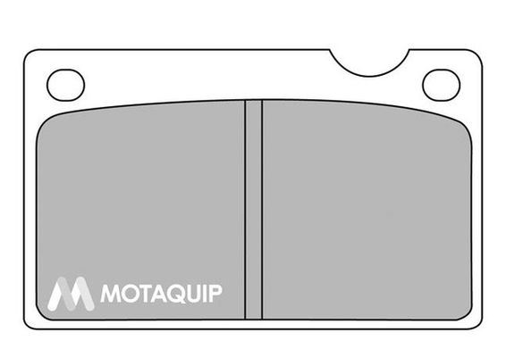 MOTAQUIP Комплект тормозных колодок, дисковый тормоз LVXL185